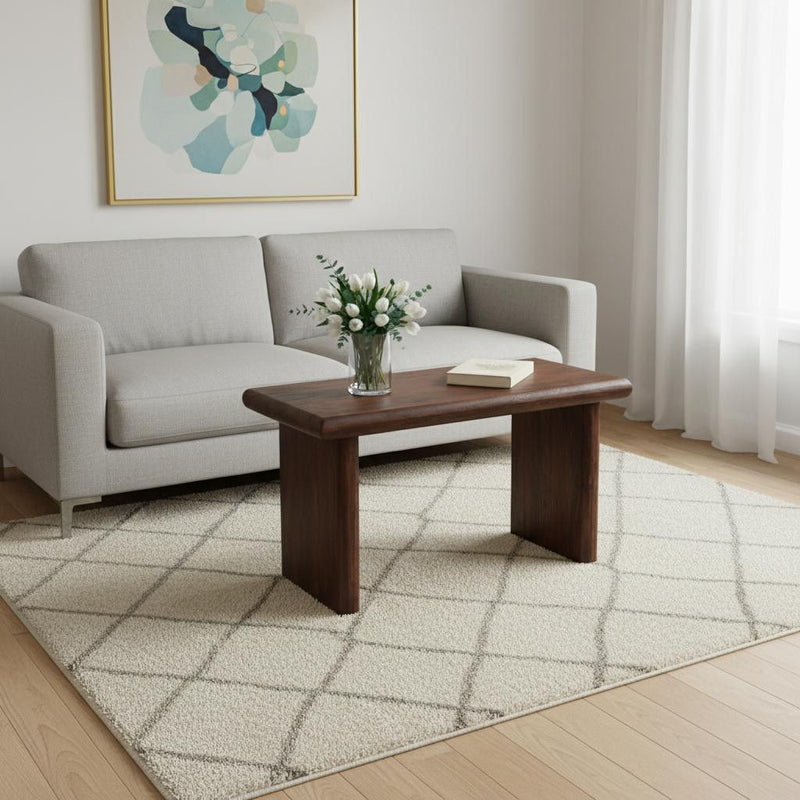 Solid Wood Solid Wood Coffee Table - Chestnut
