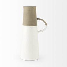 Load image into Gallery viewer, Decorative Jug Tabletop Sculpture - White / Natural
