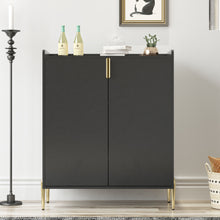 Load image into Gallery viewer, Wine Bar Cabinet With Adjustable Shelf, 2 Door Sideboard With Soft-Closing Hinges And Feet
