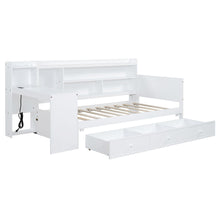 Load image into Gallery viewer, Daybed With 3 Drawers USB Ports And Desk
