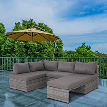 Load image into Gallery viewer, Patio Sofa With Cushions - Gray
