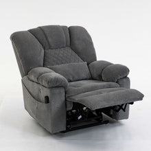 Load image into Gallery viewer, Ultra Wide Electric Lounge Chair With Hot Massage Heating And Auxiliary Standing Function, For Living Room - Gray
