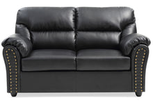 Load image into Gallery viewer, Padded Love Seat For Modern Living - Black
