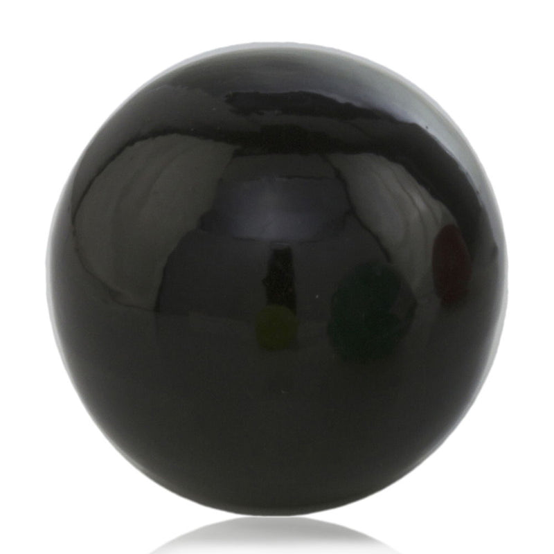 Enameled Decorative Sphere - Black