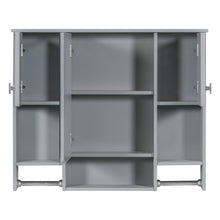Load image into Gallery viewer, Wall Mounted Bathroom Storage Cabinet With Mirror, Medicine Cabinet With Towel Bar
