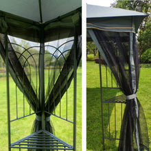 Load image into Gallery viewer, Patio Gazebo Tent With Ventilated Double Roof And Mosquito Net

