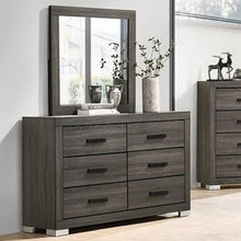 Load image into Gallery viewer, 1 Piece Dresser Bar Handle Bedroom Furniture - Gray
