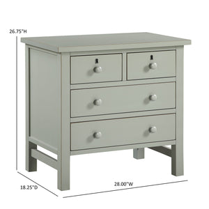 Georgina - 4 Drawer Storage Nightstand