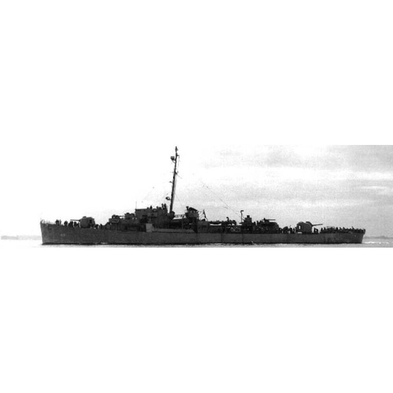 Hand Painted Model Boat (624348) - Gray