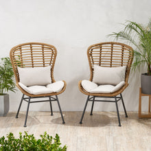 Load image into Gallery viewer, Calypso - Outdoor Chair With Water Resistance Cushion And Iron Frame
