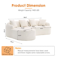 Load image into Gallery viewer, Combined Sofa With 4 Pillows
