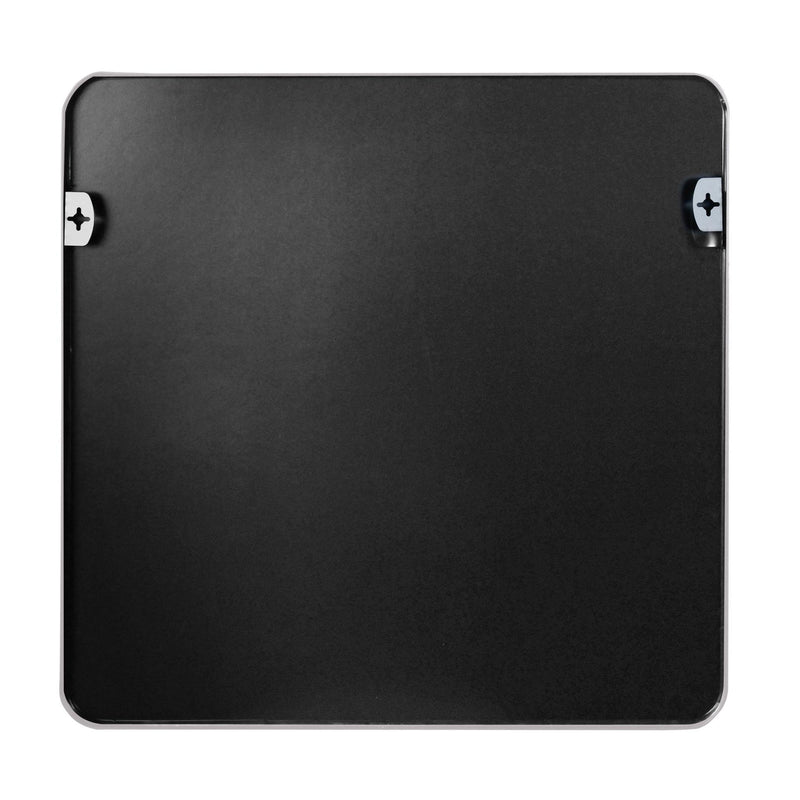 Aluminum Square Framed Bathroom Vanity Mirror (756104) - Silver
