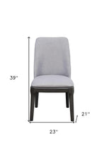 Load image into Gallery viewer, Upholstered Linen Dining Side Chairs (Set of 2) - Light Gray
