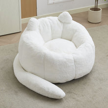 Load image into Gallery viewer, Cat Shaped Bean Bag Sofa With Long Tail
