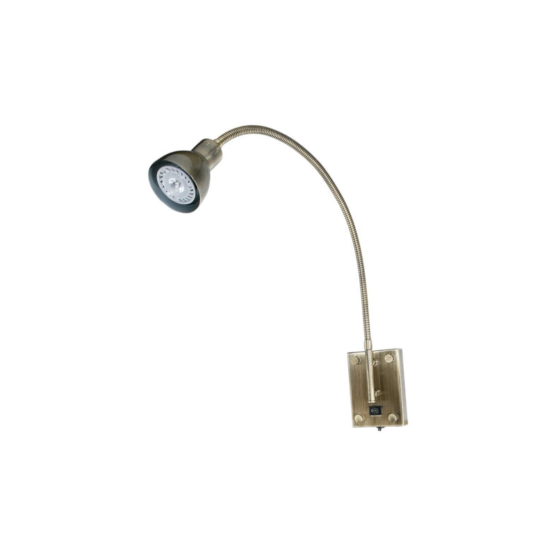 Spotlight Wall Sconce - Antiqued Brass