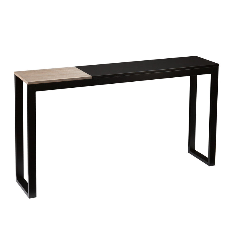 Sled Console Table - Black