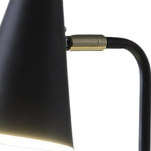 Load image into Gallery viewer, Desk Table Lamp With Black Cone Shade - Black
