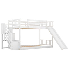 Load image into Gallery viewer, Bunk Bed With Convertible Slide And Stairway
