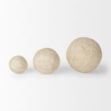 Load image into Gallery viewer, Sphere Tabletop Sculpture (729138) - Beige
