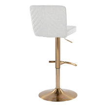 Load image into Gallery viewer, Henry - Contemporary Adjustable Barstool With Swivel With Rounded T Footrest (Set of 2)
