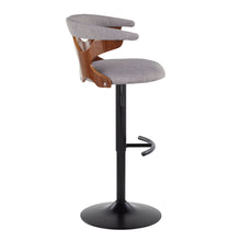 Load image into Gallery viewer, Gardenia - Contemporary Adjustable Barstool, Swivel With Rounded T Footrest (Set of 2)
