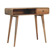 Load image into Gallery viewer, Curved Writing Desk - Oak
