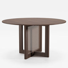 Load image into Gallery viewer, 52" Solid Wood Rounded Bar Table - Brown
