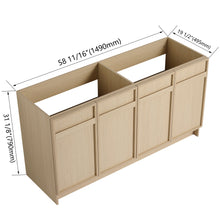 Load image into Gallery viewer, Modern Freestanding Bathroom Vanity &amp; Soft Close Cabinet Doors
