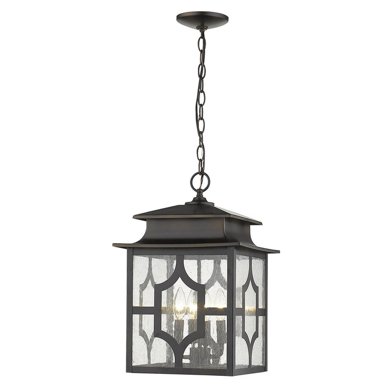 Calvert 4-Light Hanging Lantern - Oil-Rubbed Bronze