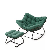 Load image into Gallery viewer, Egg Rocking Chair With Ottoman
