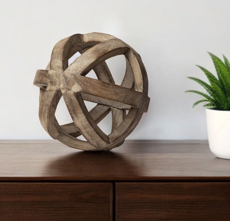 Poly Tabletop Sculpture (392503) - Brown