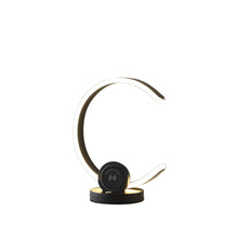 Load image into Gallery viewer, Contempo Shape LED With USB Desk or Table Lamp - Black
