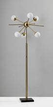 Load image into Gallery viewer, Six Light Novelty Floor Lamp - Brass
