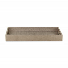Load image into Gallery viewer, 16" Rectangular Wood Handmade Tray With Handles - Gray
