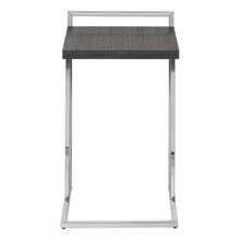 Load image into Gallery viewer, Metal And Wood End Table - Gray / Silver
