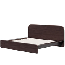 Load image into Gallery viewer, Platform Bed Frame With Rounded Headboard
