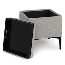 Load image into Gallery viewer, Natasha - Multifunctional Storage Ottoman With Tray
