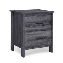Load image into Gallery viewer, Titeca - Contemporary Wood 2 Drawer Nightstand
