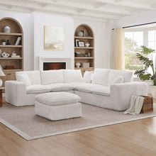 Load image into Gallery viewer, Sectional Sofa With Moveable Ottoman
