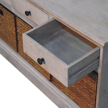Load image into Gallery viewer, Basket Storage Cabinet - Gray Ash
