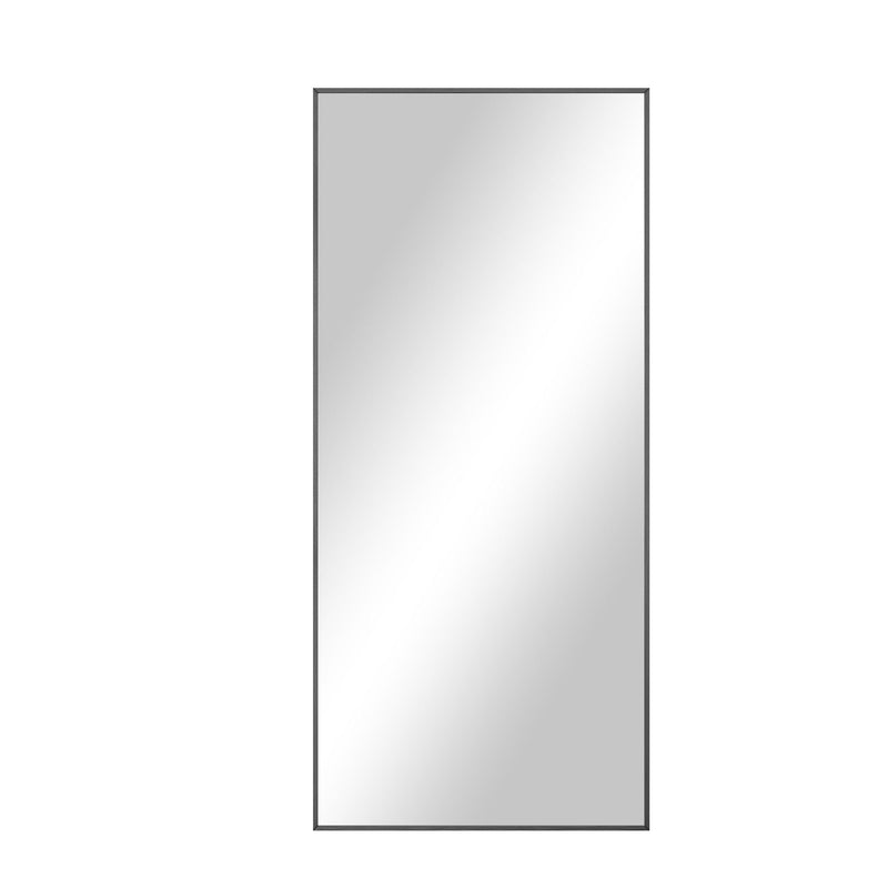 Metal Freestanding Or Wall Mount Framed Full Length Mirror - Black