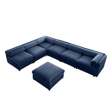 Load image into Gallery viewer, Modern Modular Sectional Sofa With Storag, Contemporary Cylindrical Design
