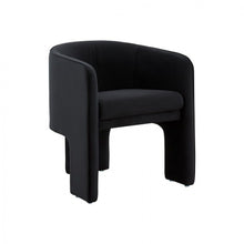 Load image into Gallery viewer, Velvet Barrel Chair - Black
