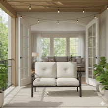 Load image into Gallery viewer, All-Weather Loveseat 2 Seats Sofa With Cushions
