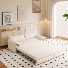 Load image into Gallery viewer, Queen Pull Out Sofa Bed With Side Storage
