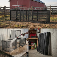 Load image into Gallery viewer, Thickened Chicken Coop For Outdoor - Black / Silver

