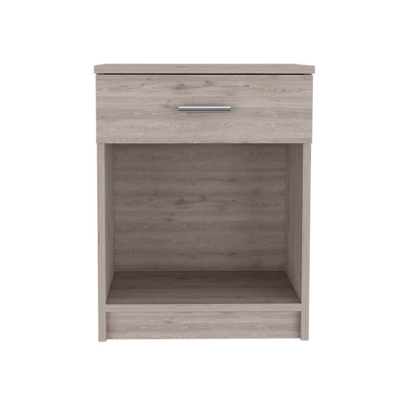 Sophisticated And Stylish Eco Nightstand - Light Gray
