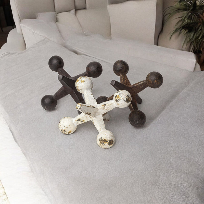 Jack Sculptures (Set of 3) - White