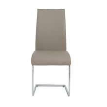 Load image into Gallery viewer, Upholstered Leather Dining Side Chairs (Set of 4) - Taupe
