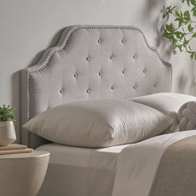 Load image into Gallery viewer, Luella - Button Tufted Upholstered Headboard
